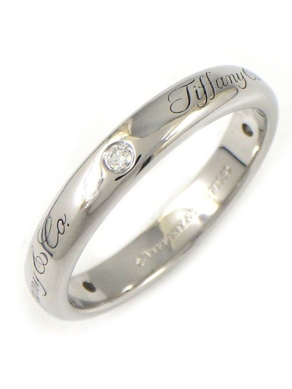 Tiffany & Co Ring Notes Lucida Logo Diamond